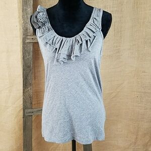 3/$24 J. Crew S ruffles and roses tissue tank